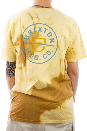BRIXTON - Crest II Stt T-shirt (mojave/weiße Wolke)