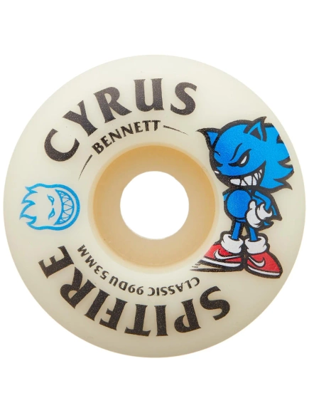 Spitfire Wheels - F4 99du Classic Cyrus Bennett Burn Squad (natur)