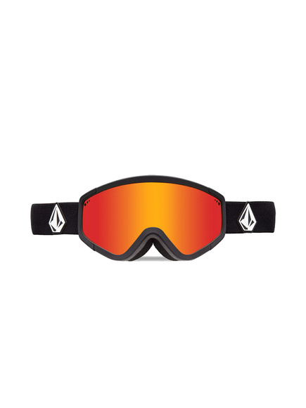 Volcom Attunga Goggles - Matt Schwarz/Rot Chrom + Schwarz